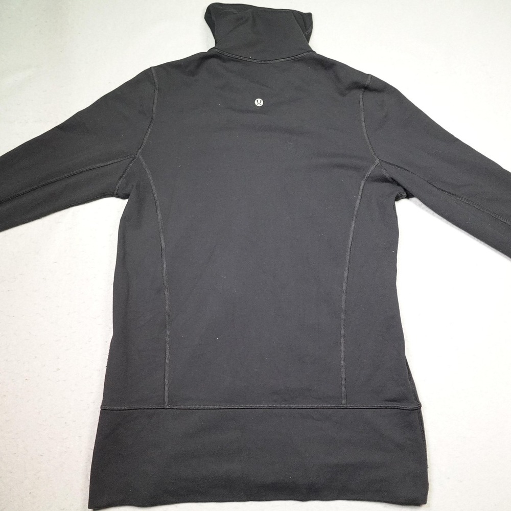 Lululemon Define Jacket Womens Medium Black Full Zip Thumbholes Running Yoga
